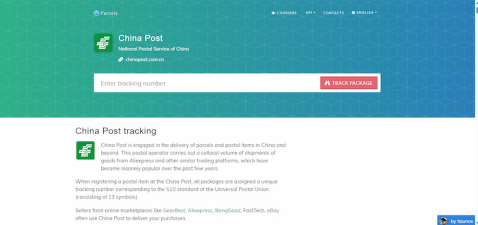 Si has comprado tus productos en China, entonces debes utilizar China Post Tracking para consultar su estado de envío