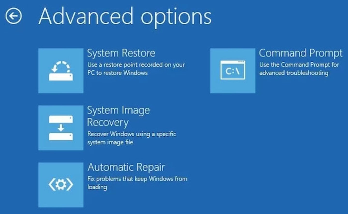 Windows PE ofrece muchas posibilidades para reparar o recuperar el sistema operativo