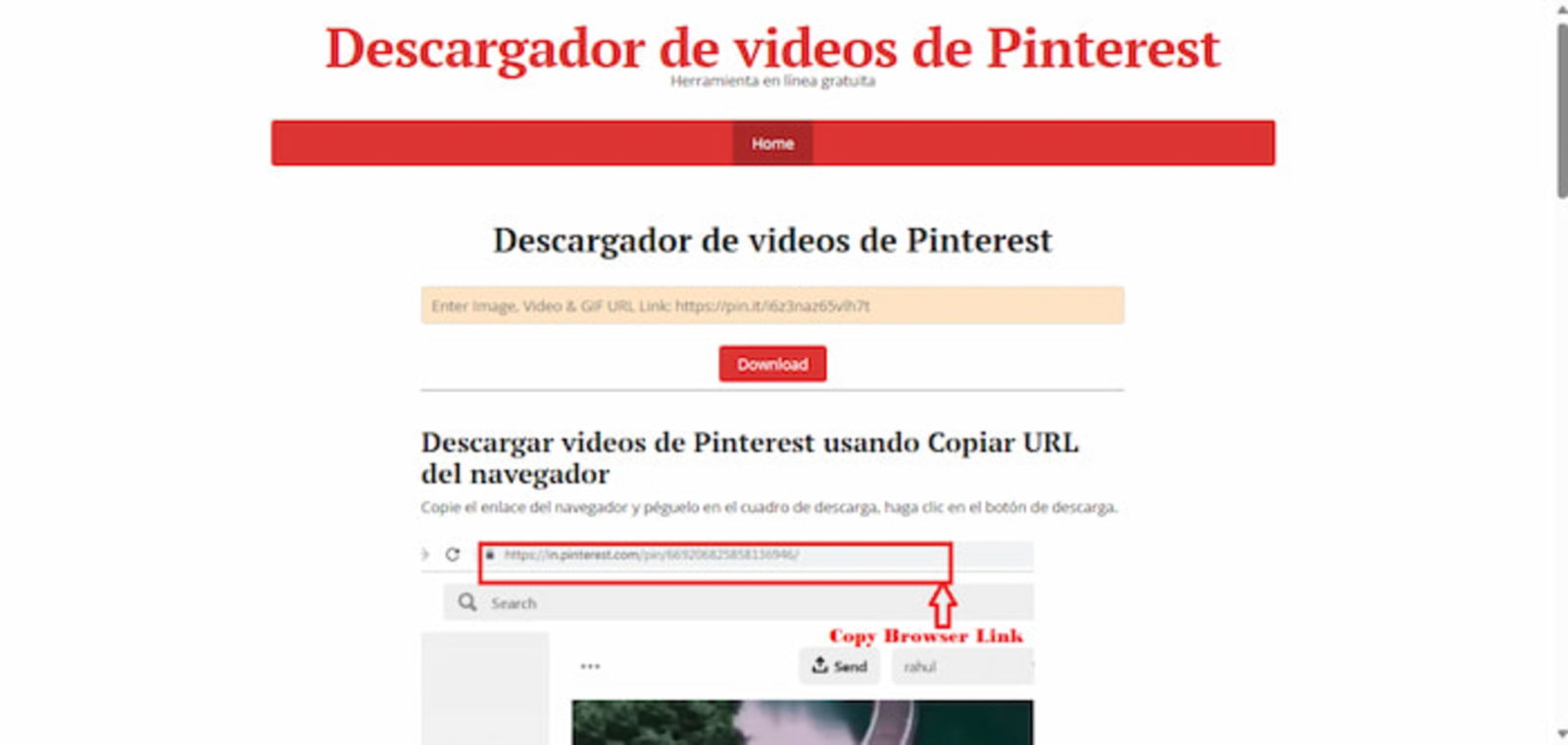 Cómo descargar vídeos de Pinterest sin marca de agua