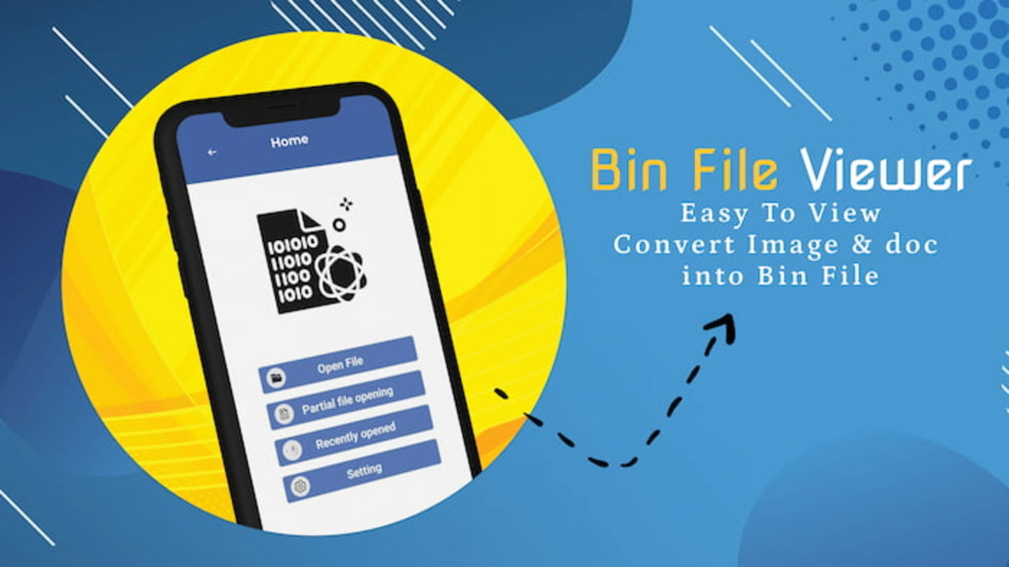 Bin File Opener : Bin Viewer es una estupenda herramienta para Android y que te permitirá abrir archivos bin