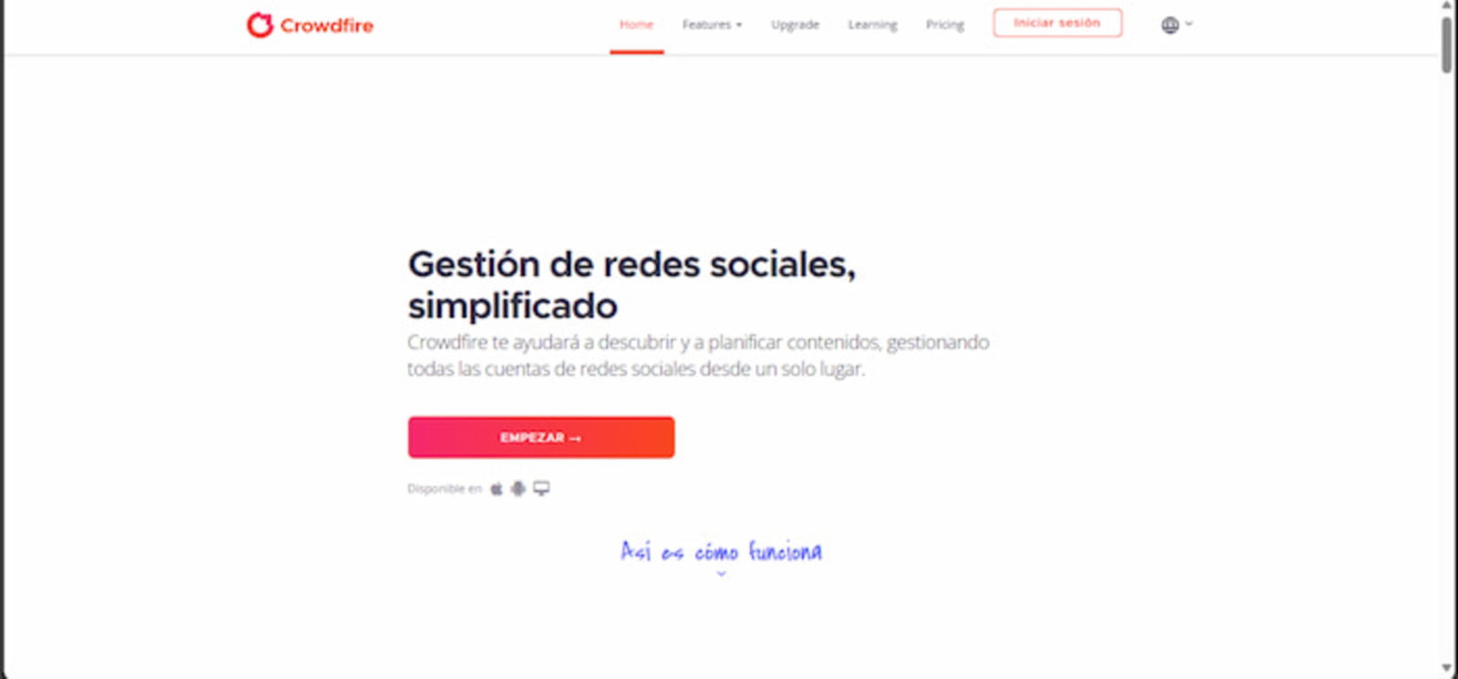 Crowdfire es una estupenda opción para gestionar redes sociales, y también es bastante popular