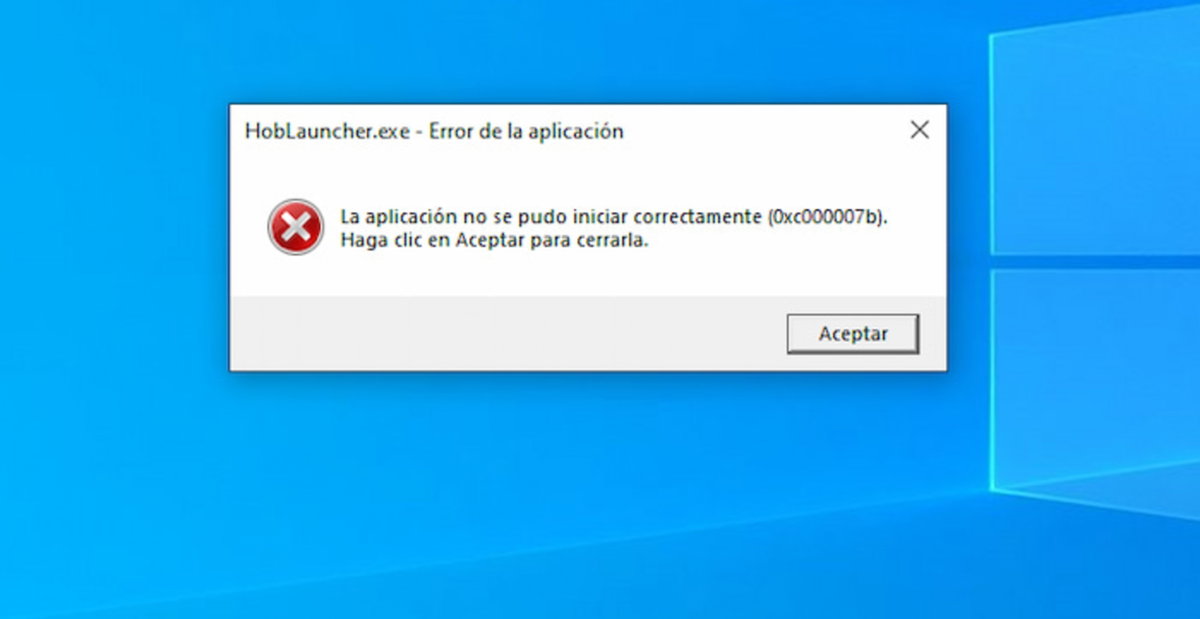 Systema Error Programa Error 0xc000007b en Windows: por qué sale y cómo se soluciona