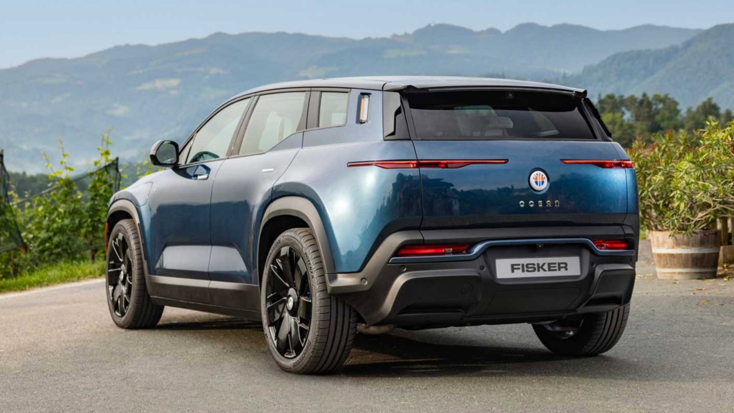 Fisker Ocean parte trasera