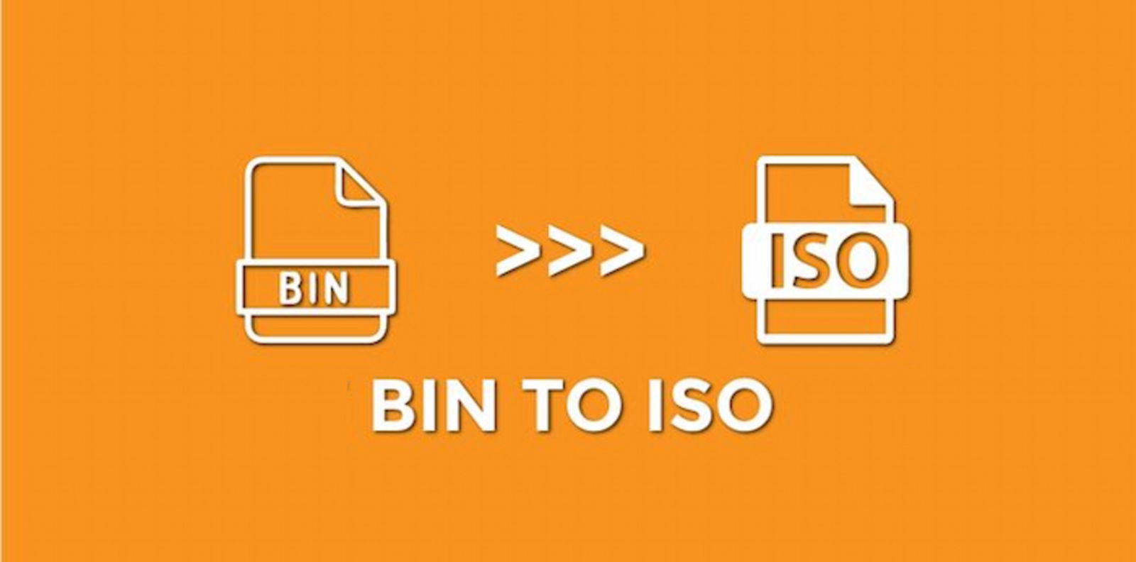 También puedes convertir un archivo bin a ISO para gestionarlo de forma más sencilla