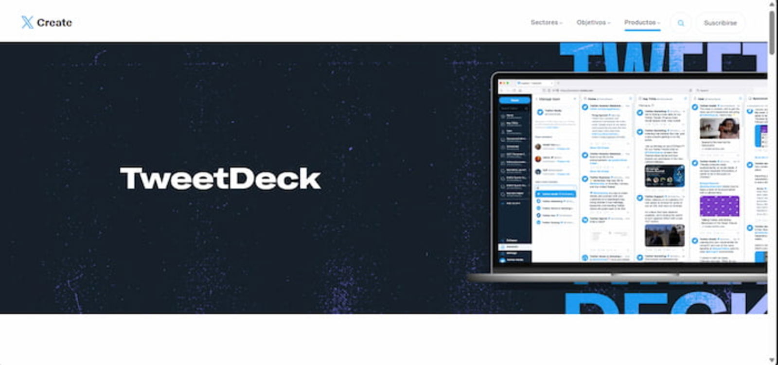 TweetDeck es una herramienta gratuita, pero que es exclusiva para gestionar X, incluyendo varios perfiles o cuentas