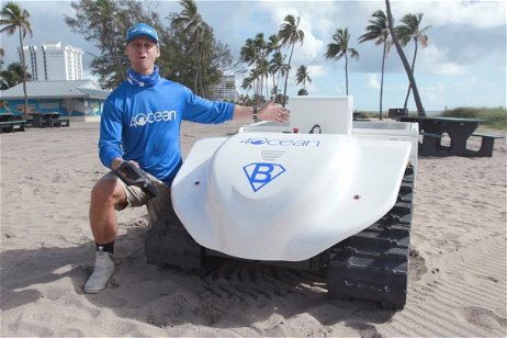 Conoce a BeBot, el primer robot pensado para mover la arena de las playas en busca de basura
