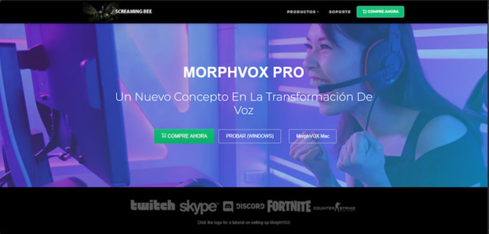 MorphVox es una estupenda herramienta que pertenece a Screaming Bee y que te permitirá modificar tu voz como quieras