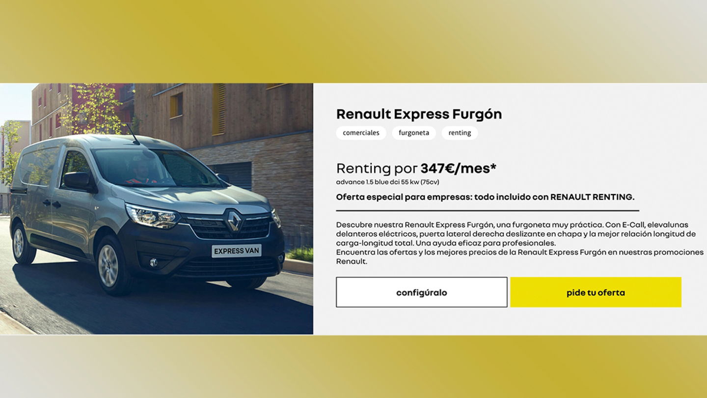 renault express renting