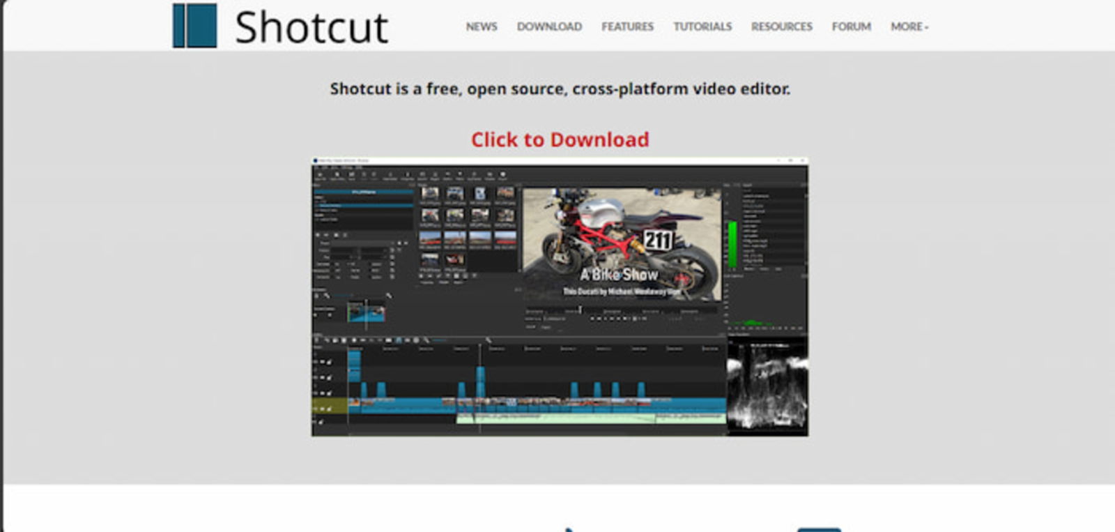 Shotcut es una de las mejores herramientas para editar vídeos y que es de código abierto