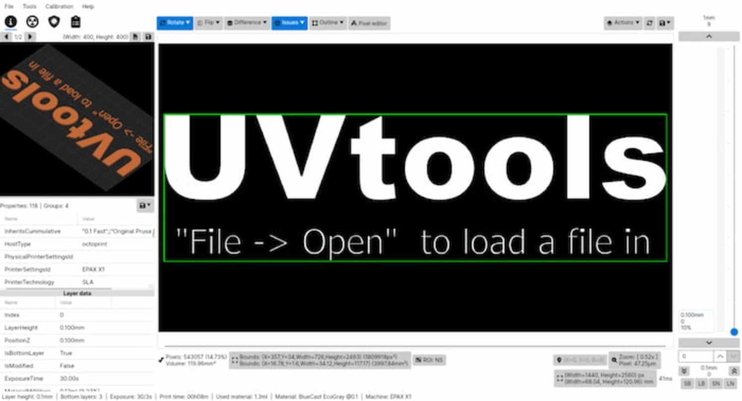 UVTools es otro de los programas más completos para tu impresora 3D y que, además, es de código abierto