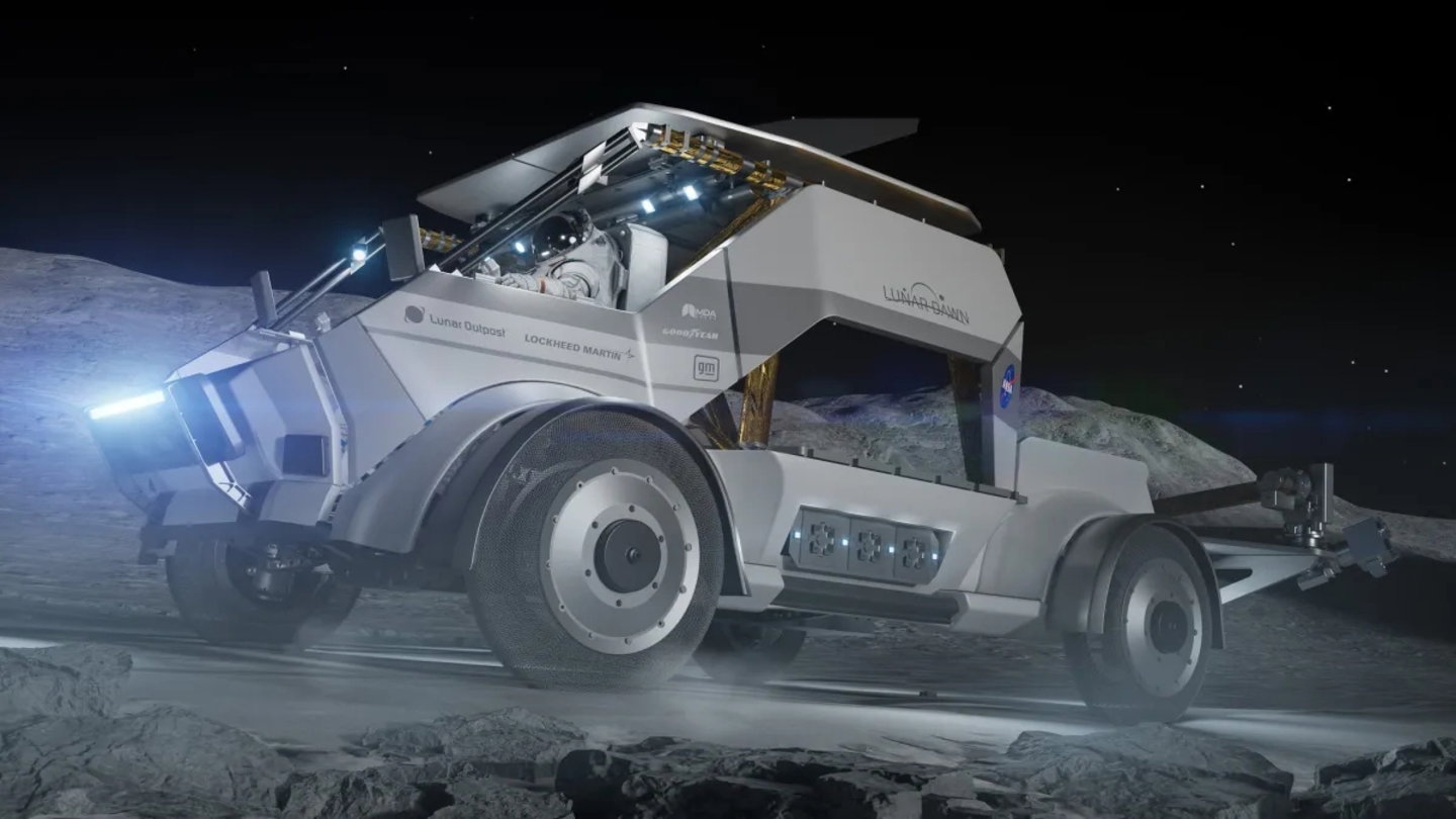 Un prototipo de vehículo lunar
