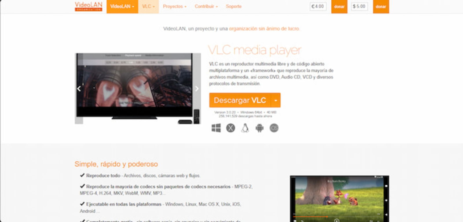 VLC media player es uno de los mejores reproductores de código abierto que puedes utilizar, tanto en el móvil como en el PC