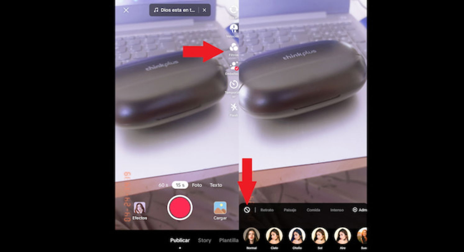 Así de fácil puedes eliminar los filtros de TikTok