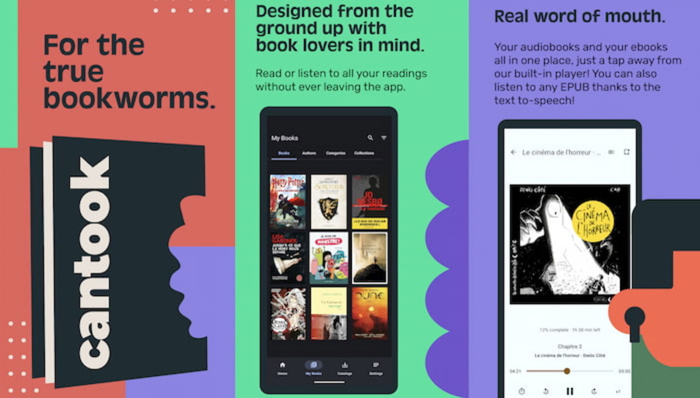 Cantook by Aldiko es uno de los mejores lectores que puedes instalar en tu tablet para disfrutar de tus libros favoritos