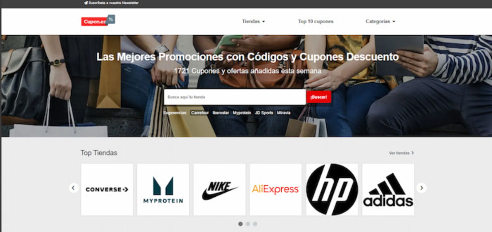 Cupón.es se posiciona como una de las mejores opciones para encontrar cupones de descuento para las tiendas online más importantes