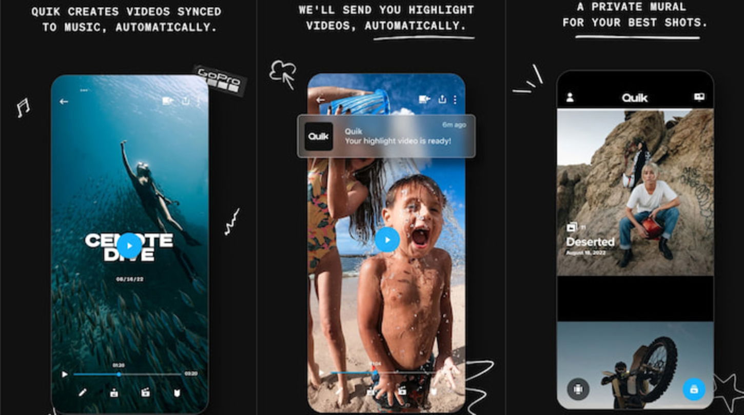 GoPro Quik es de los mejores editores gratuitos que puedes utilizar en la tablet con Android