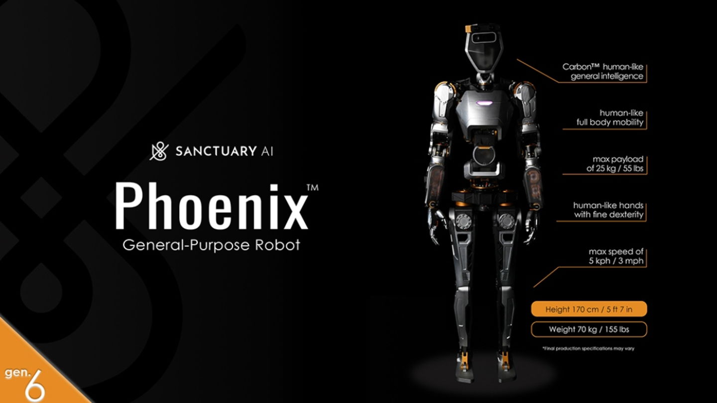 Robot humanoide Phoenix de Sanctuary AI