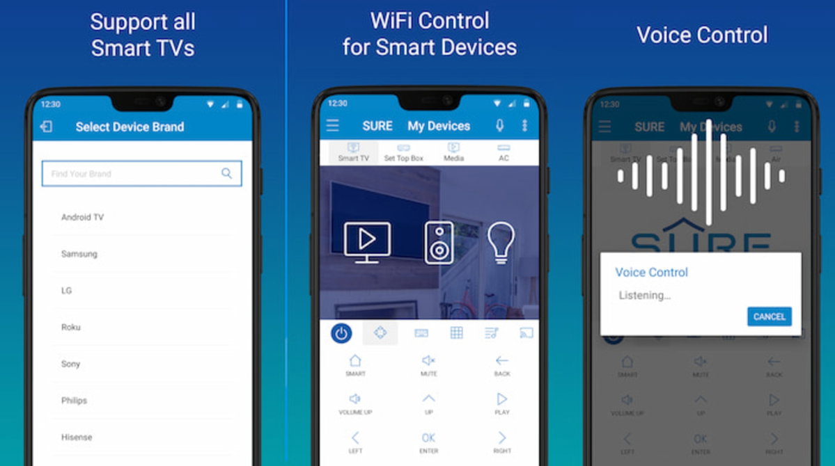 Sure Controls Apps Las mejores 9 apps de mando a distancia para controlar la tele con el móvil