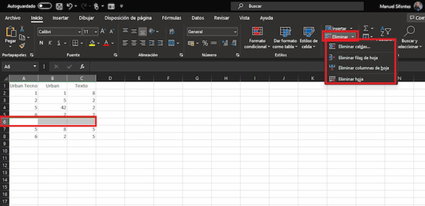 Así de fácil es borrar filas o columnas que estén vacías en Excel