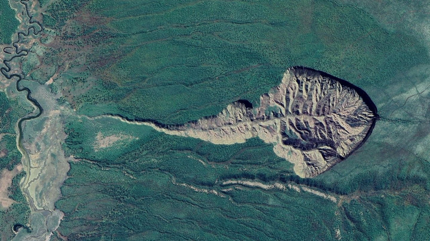 Imagen de archivo del cráter Batagaika