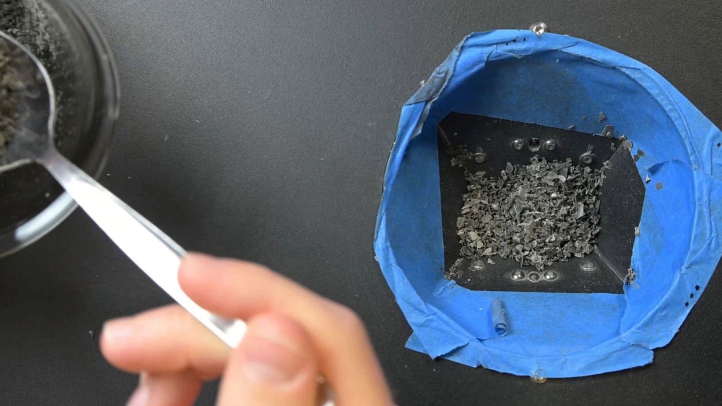 Imagen del material utilizado por la ESA para fabricar las piezas de LEGO