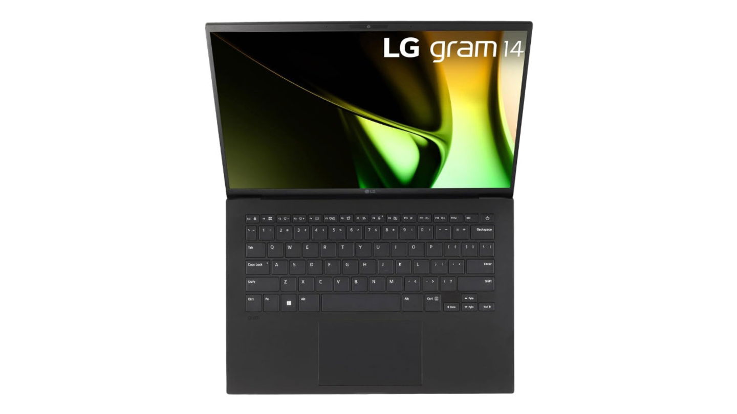 LG gram 14ZD90S - Teclado y pantalla