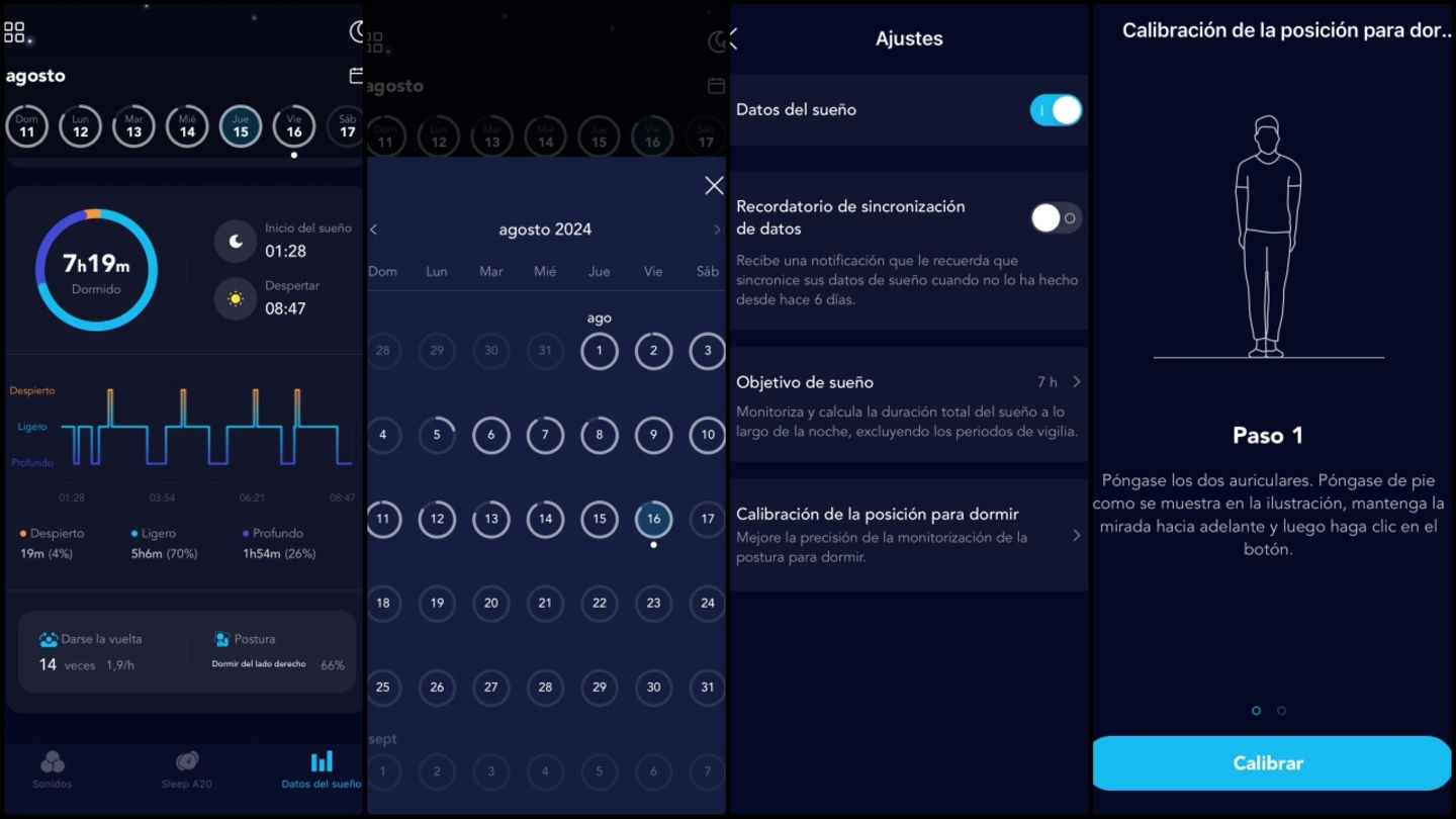 El análisis de sueno también se incluye entre las funcionalidades de los soundcore Sleep A20