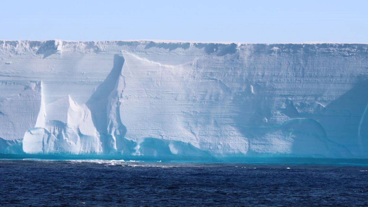Imagen de la espectacular plataforma de hielo Dotson