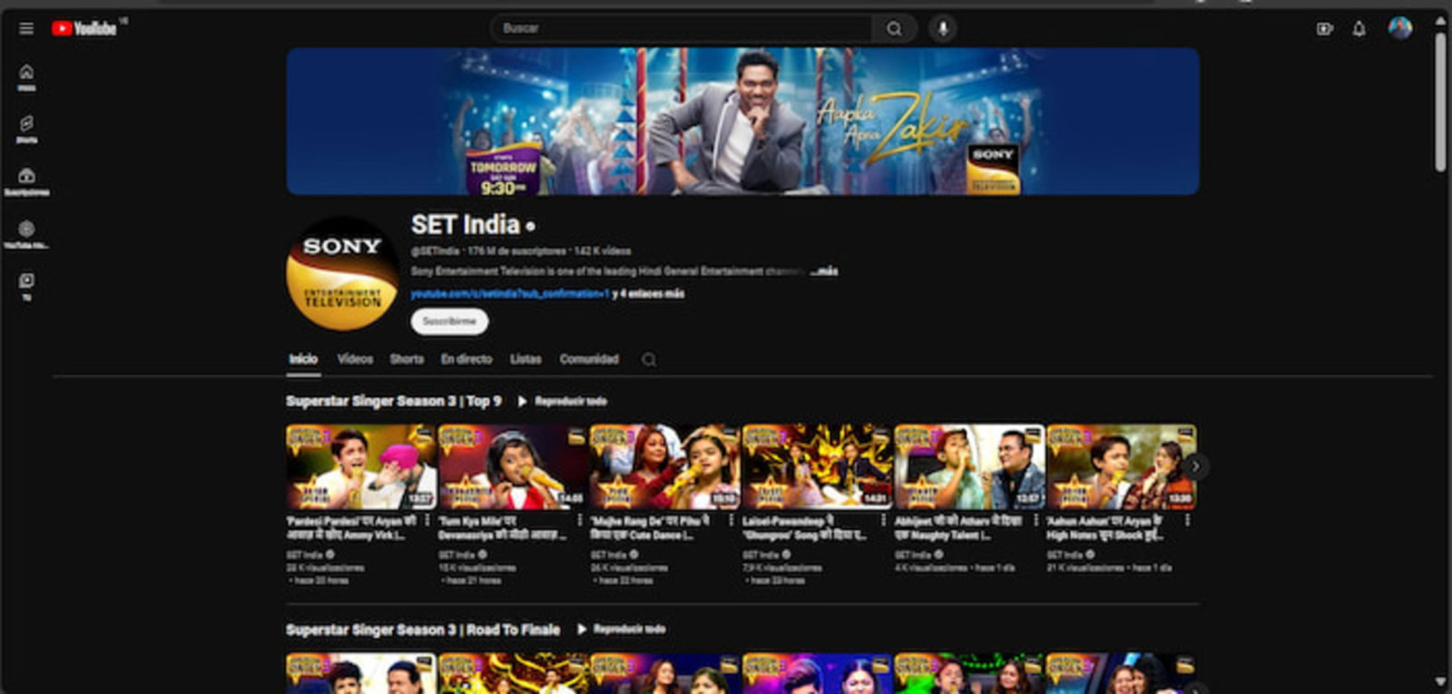 Otro de los canales de YouTube más grandes basados en la India