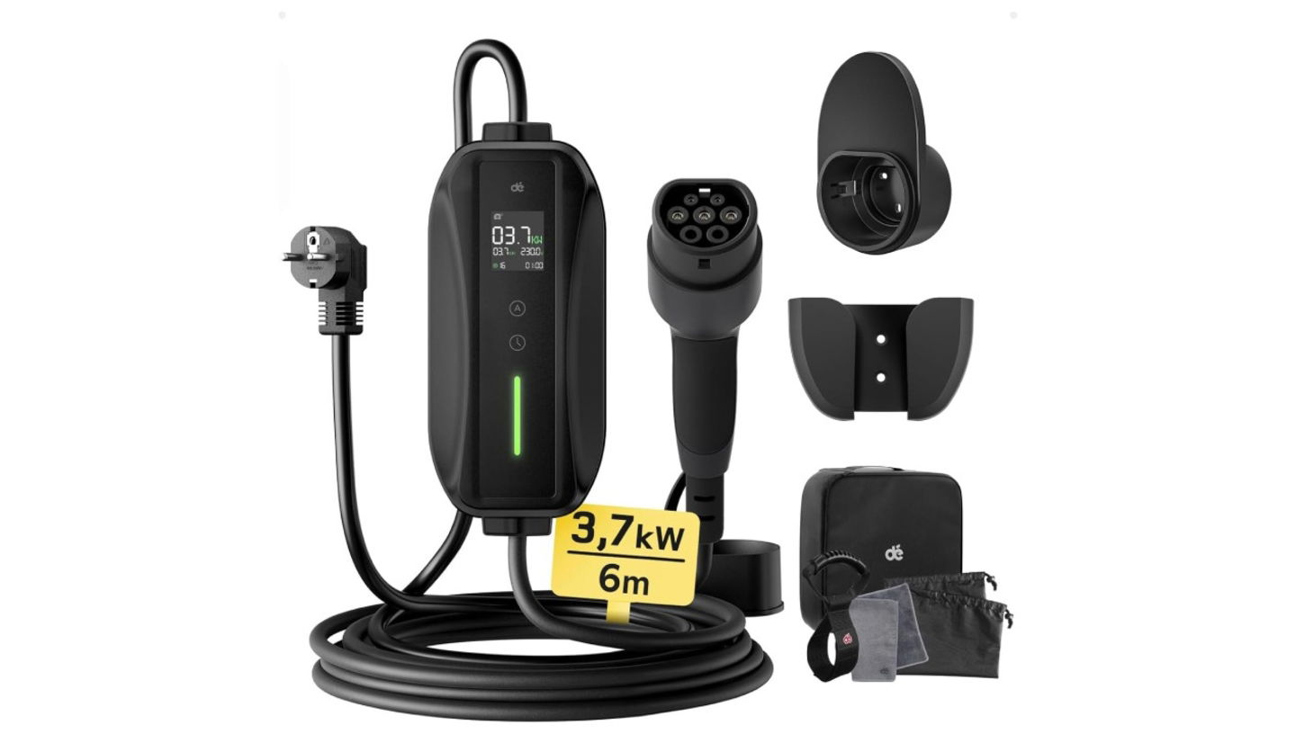 Cargador eléctrico portátil de dé