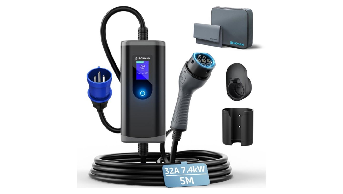 Cargador portátil de coche eléctrico bokman