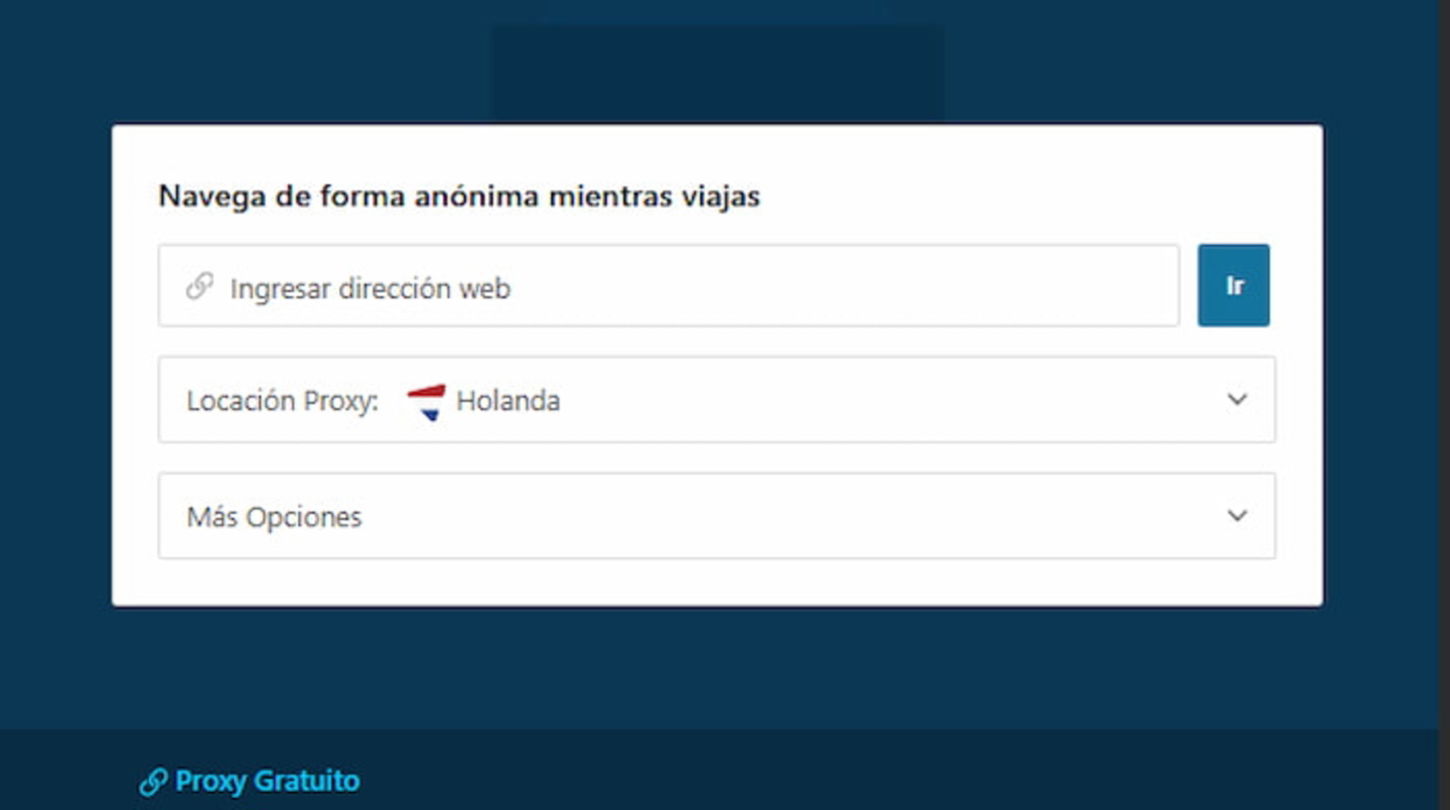 Existen plataformas que ofrecen proxys gratuitos desde el navegador