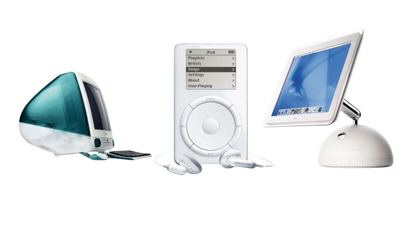 iMac G3, iPod original y iMac G4