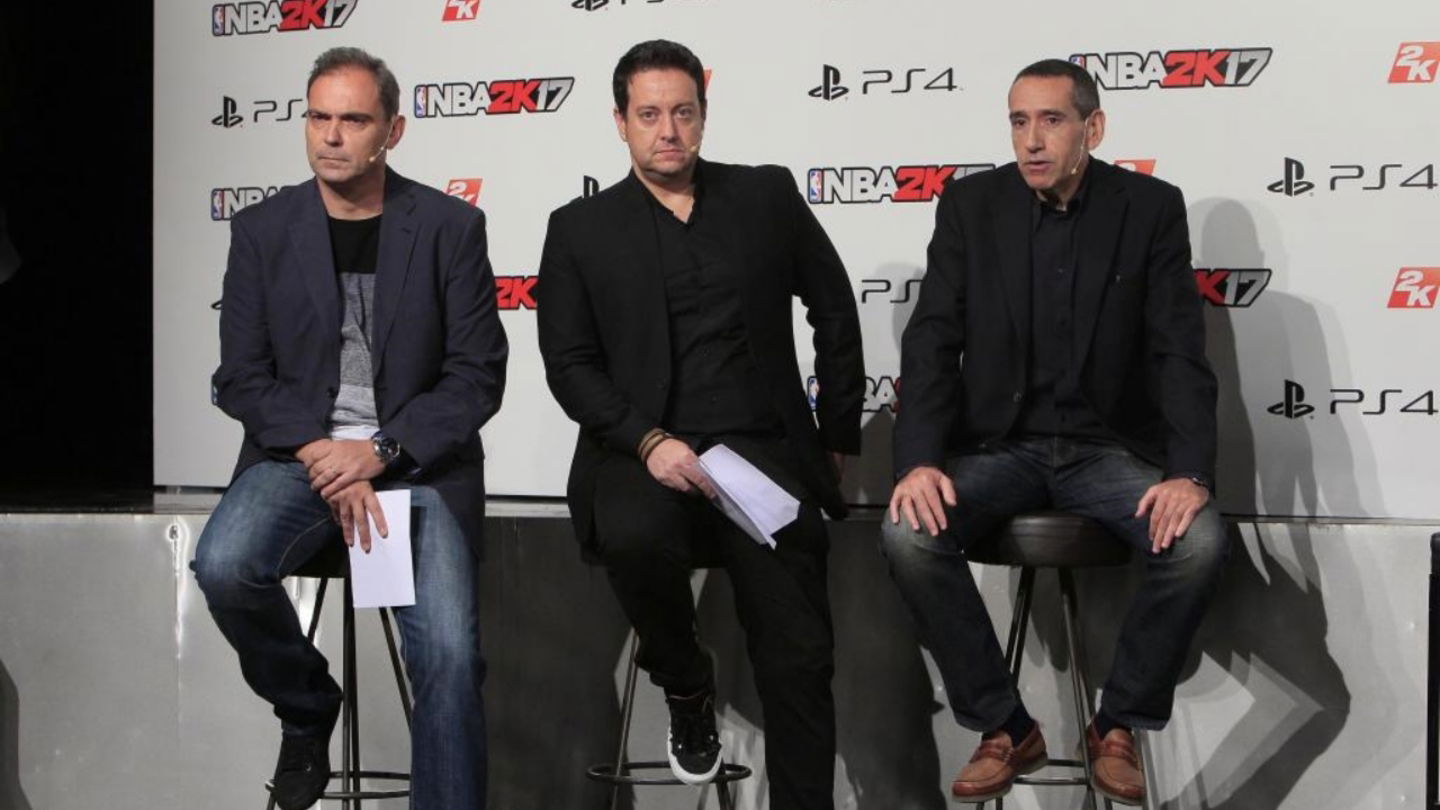 Imagen de Jorge Quiroga, Antoni Daimiel y Sixto Miguel Serrano, comentaristas del NBA 2K25