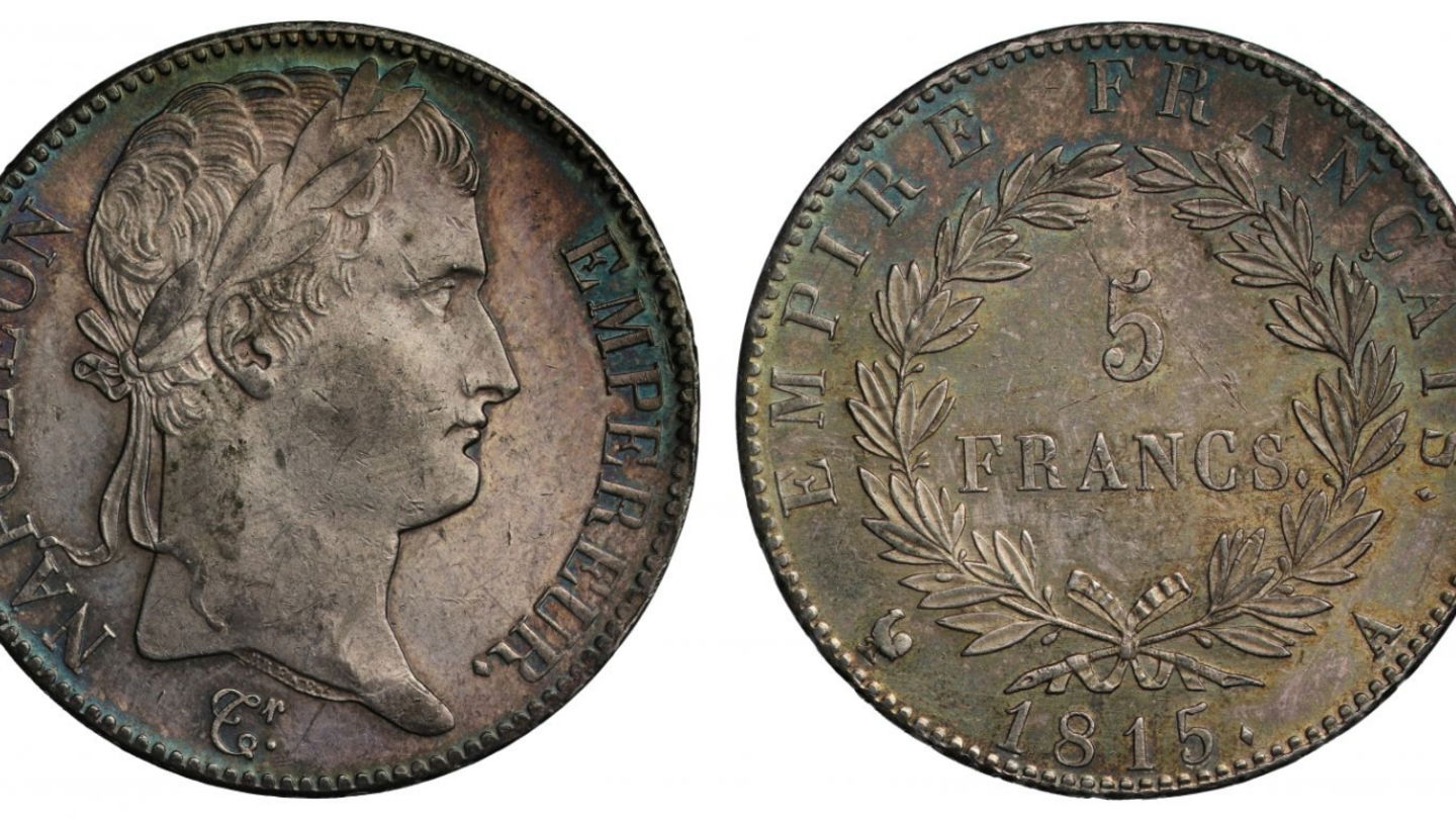 Imagen de la moneda de 5 francos de 1815