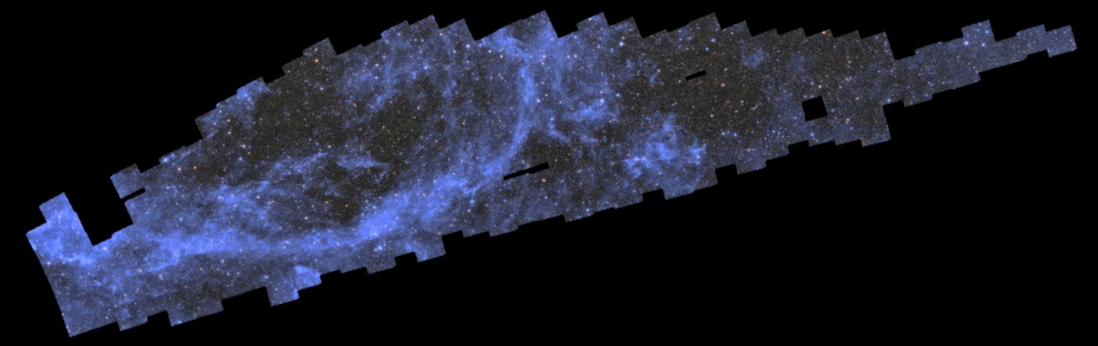 Primer vistazo al mosaico que iniciará la creación de un extraordinario mapa del universo