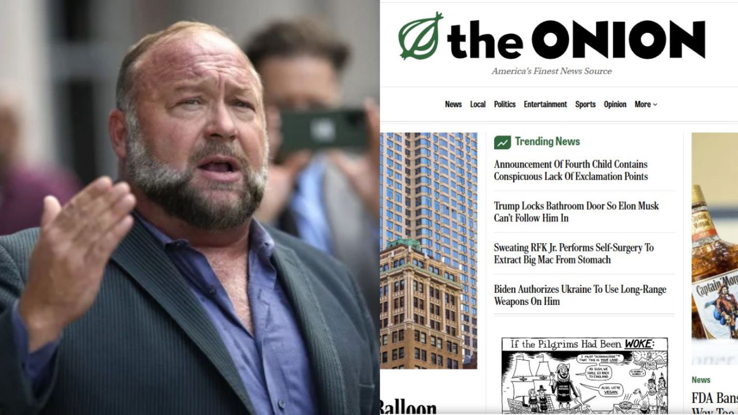 Alex Jones y The Onion