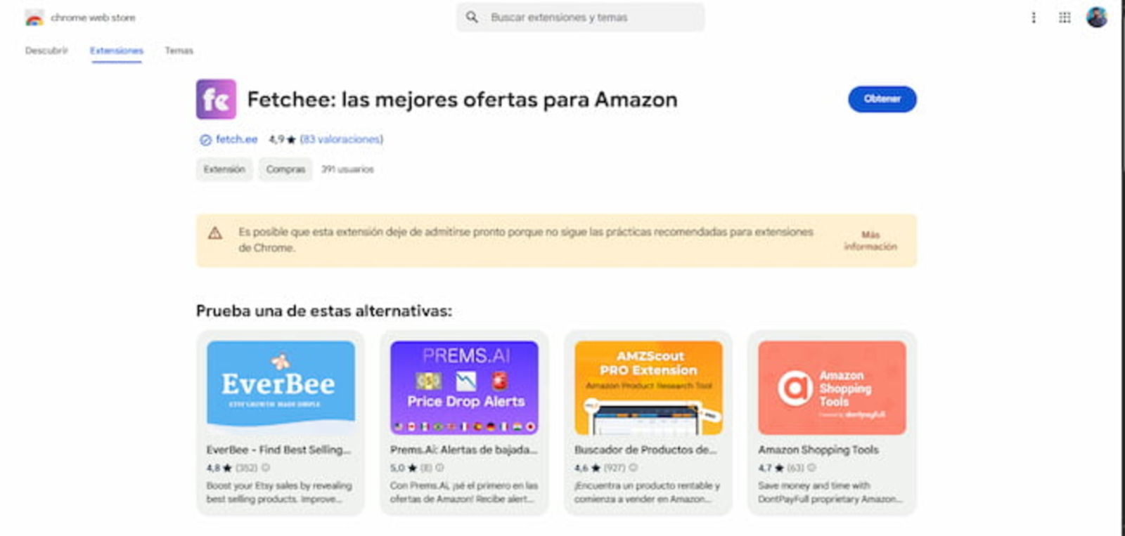 Fetchee te ayudará a encontrar las mejores ofertas en Amazon