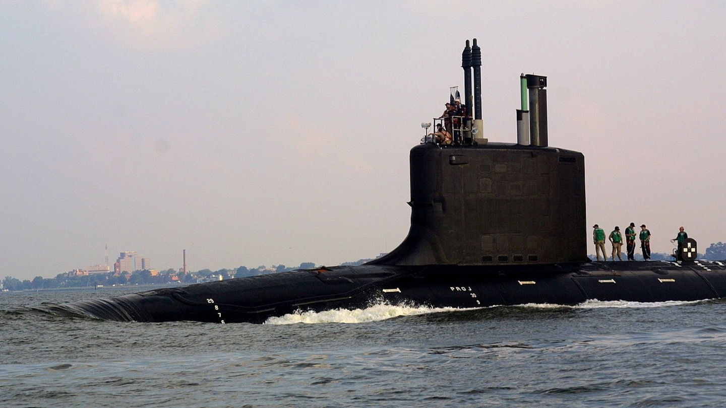 Imagen de archivo del submarino nuclear USS Virginia