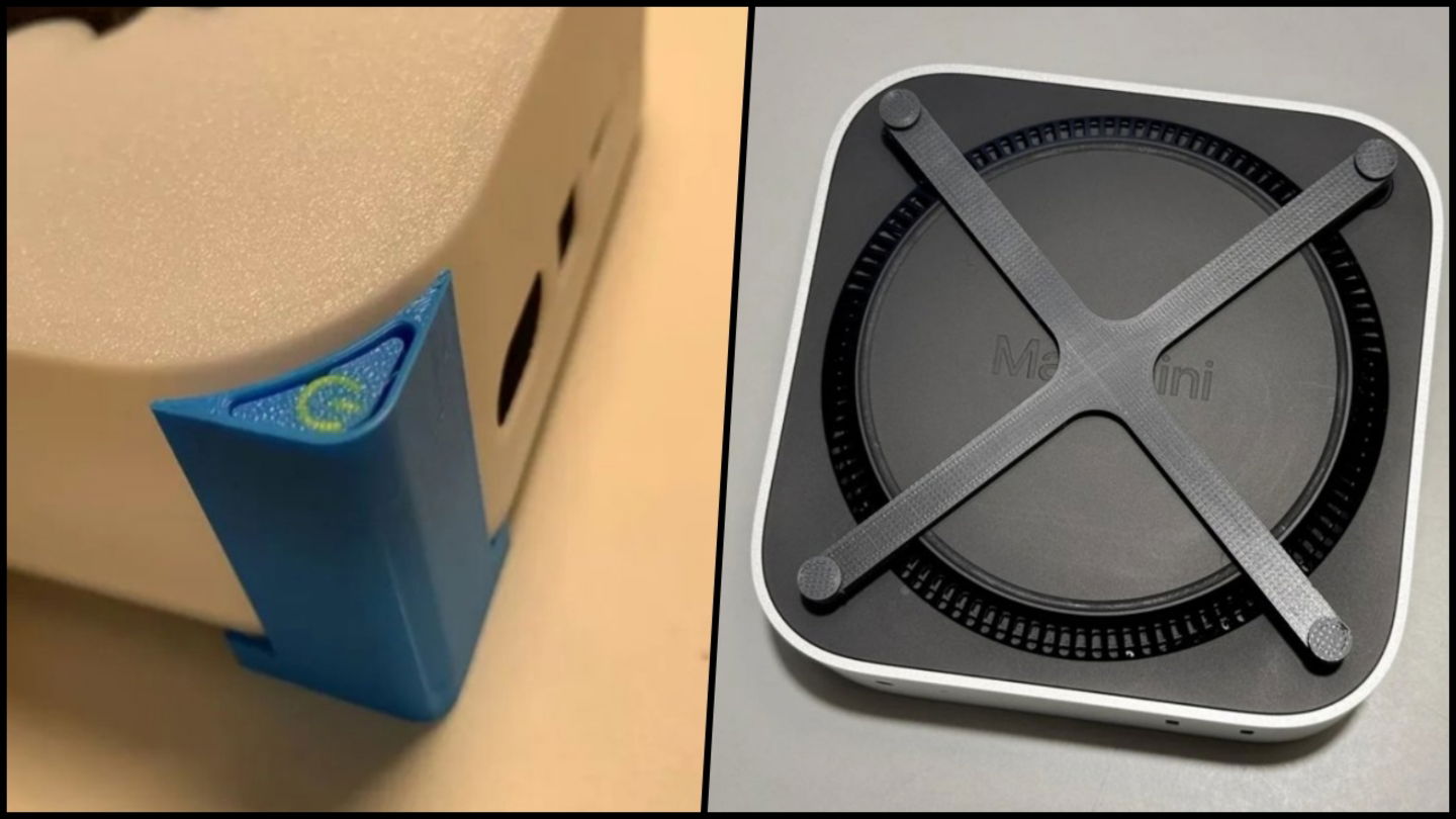 Un par de diseños para poder interactuar de manera más sencilla con el botón de encendido del Mac mini