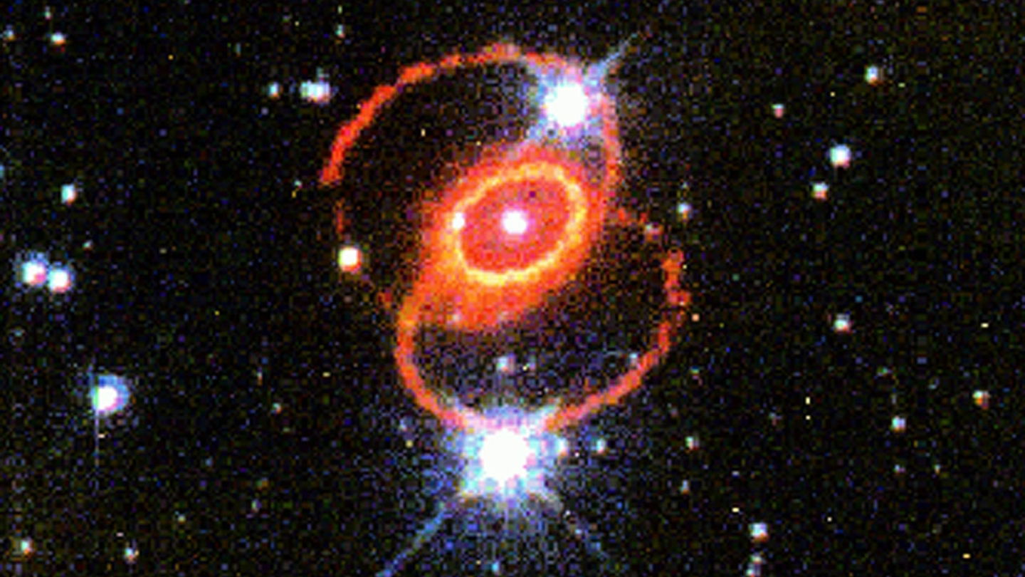 Imagen de la supernova detectada en 1987 por el telescopio Hubble