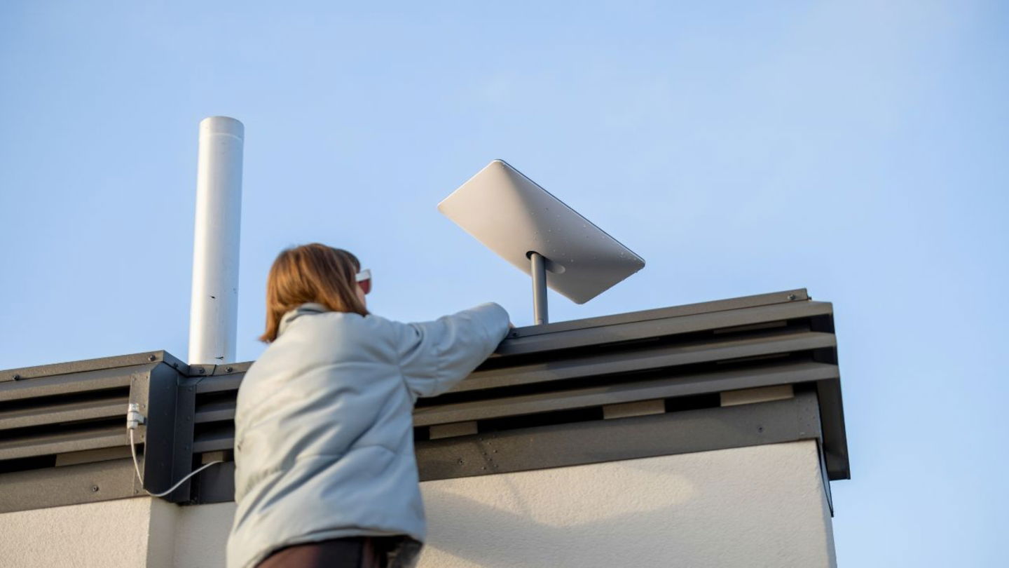 Antena de Starlink