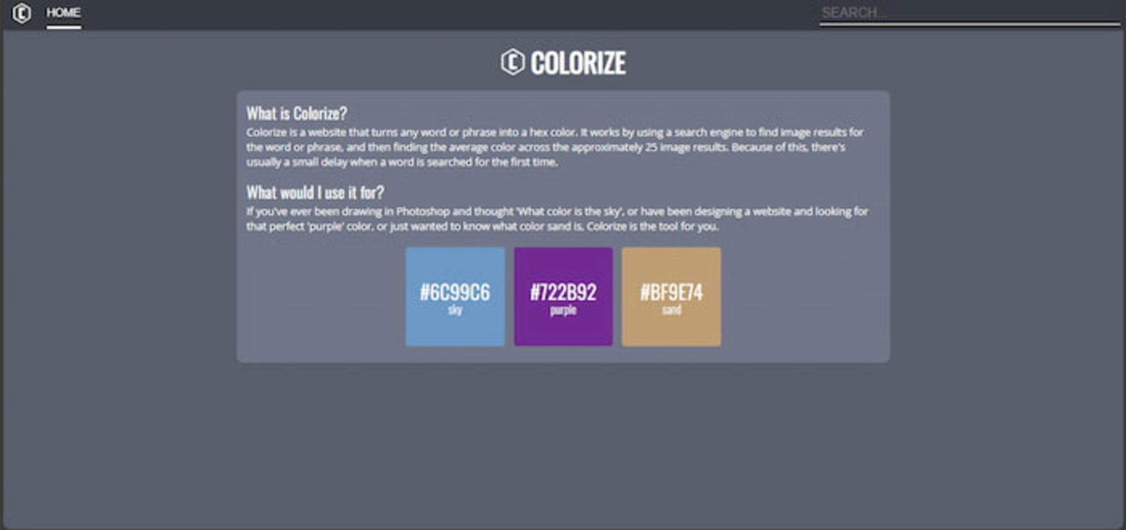 Colorize es una gran herramienta que puedes usar para encontrar el verdadero color de las cosas