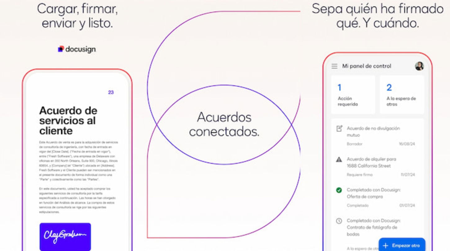 Docusign es de las aplicaciones más populares y utilizadas para firmar documentos desde el móvil