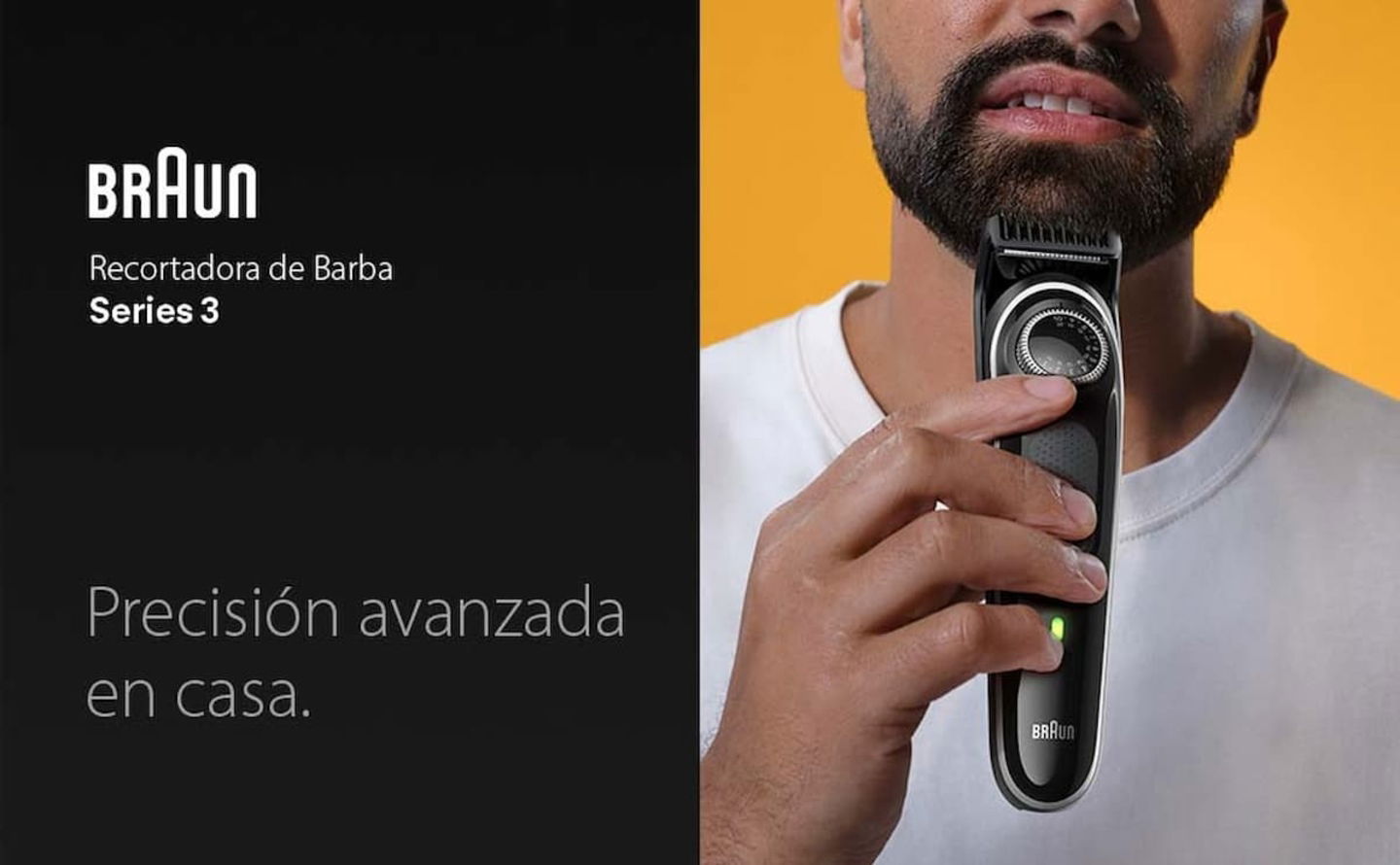 Esta es una de las mejores recortadoras de barba de Braun y tiene un gran descuento