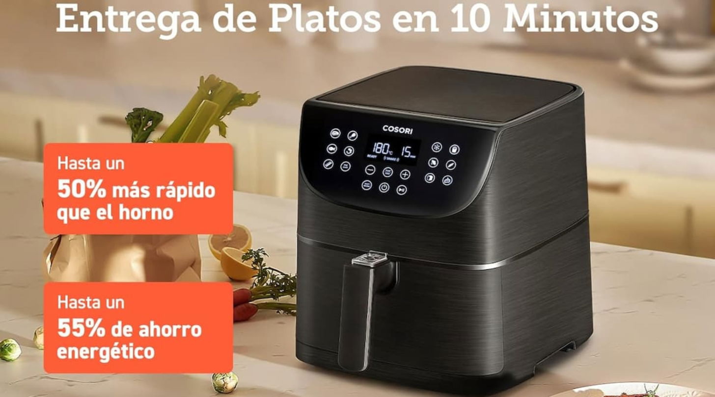 Este es uno de los mejores modelos de freidoras de aire del mercado y tiene un gran descuento en Amazon