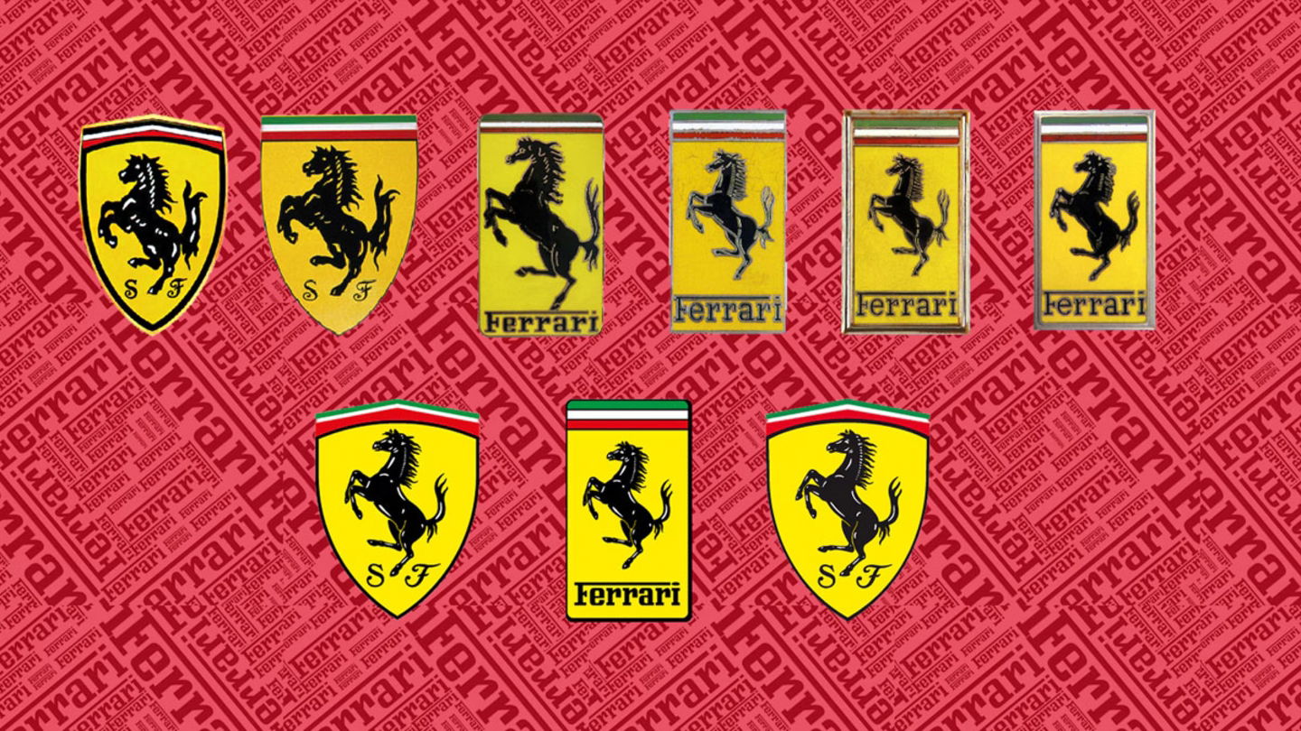 evolucion logo ferrari