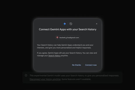 La IA Gemini de Google puede ver tu historial de búsqueda, pero solo si se lo permites. Así puedes evitarlo