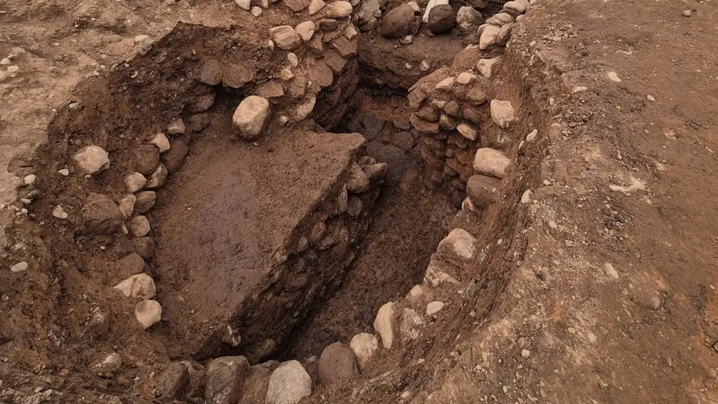 Imagen del horno para secar maíz descubierto en el condado de Cumbria