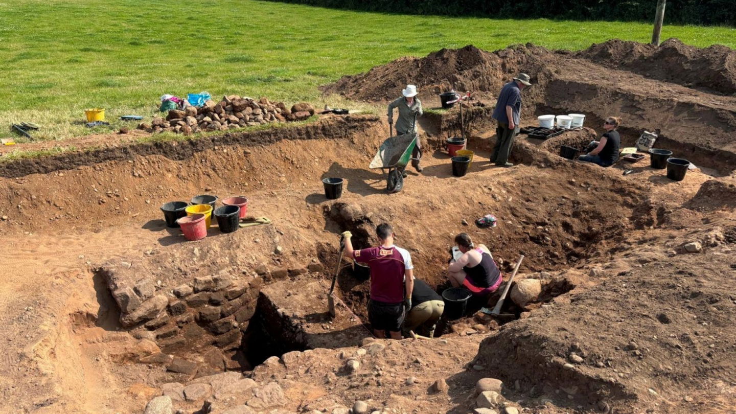 Imagen de las excavaciones que están teniendo lugar en el condado de Cumbria